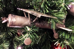 Lille fly dekoration til juletræet